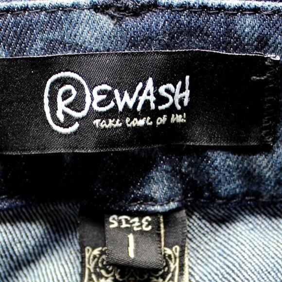 Rewash Jean Like Floral Print Pull on Jeggings Juniors Size 1 - Picture 5 of 7